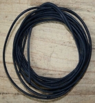 Lederband Ziege marine/dunkelblau (fein/weich), ca. 1,4 mm Durchm., 1 m lang