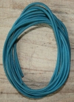 Lederband Ziegenleder t&uuml;rkis (fein/weich), ca. 1,4 mm Durchm., 1 m lang