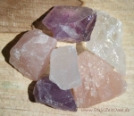 Wassersteine-Set "Grundmischung", ca. 100 g im Natur-Baumwollbeutel