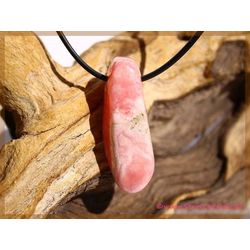 Rhodochrosit XXL Schmuckstein gebohrt - AA-Sonderqualitt - Handarbeit - Raritt - ca. 4,3 cm x 1,5 cm x 1,4 cm (GKS)