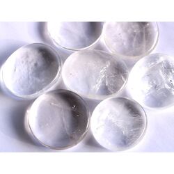Bergkristall (Madagaskar) XL Scheibensteine - Sonderqualitt - ca. 3,2 - 3,9 cm / ca. 19-24g/St