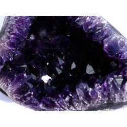 Amethyst Geode / -Schale / Ladegeode dunkel (Uruquai) Handarbeit geschliffen/poliert - AAA-Sonderqualitt - ca. 14 cm x 10 cm x 10 cm