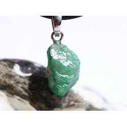 Smaragd (Kolumbien) Rohsteinform / Kristallstab (Beryll) Anhnger Silberse Schmuckdose - Sonderqualitt - Raritt - ca. 2,5 cm x 1,2 cm x 1,2 cm