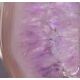 Amethyst auf Chalcedon