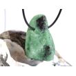 Zoisit XXL Rohsteinform angetrommelt, gebohrt - Sonderqualität - ca. 4 cm x 2,8 cm x 1,8 cm