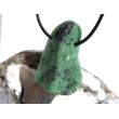 Zoisit XXL Rohsteinform angetrommelt, gebohrt - Sonderqualität - ca. 4 cm x 2,8 cm x 1,8 cm