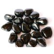 Turmalin schwarz natur (Schörl) Trommelsteine - schöne Qualität - ca. 1,6 - 2,4 cm / ca. 4-7 g/St