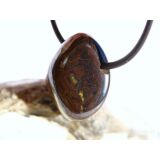 Tigereisen Trommelstein / Schmuckstein gebohrt - Sonderqualität - ca. 2,4 cm x 2,1 cm x 1,3 cm