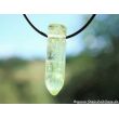 Heliodor (Beryll) XXL Schmuckstein / Kristallstab gebohrt - AAA-Sonderqualität - Rarität - Handarbeit - ca. 4,3 cm x 1,2 cm x 1 cm