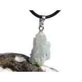 Zinkit Kristallstufe / Rohstein Anhänger Silberöse - Rarität - Sonderqualität - ca. 3,4 cm x 1,5 cm x 1,1 cm