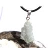Zinkit Kristallstufe / Rohstein Anhänger Silberöse - Rarität - Sonderqualität - ca. 3,4 cm x 1,5 cm x 1,1 cm