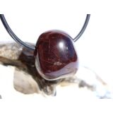 Granat rot "Sterngranat" Almandin Trommelstein gebohrt - Sonderqualität - Rarität - ca. 1,9 cm x 1,8 cm x 1,3 cm - Sonderpreis wg. Makel -