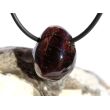 Granat rot Almandin "Schimmer" Trommelstein gebohrt - Sonderqualität - ca. 2,1 cm x 1,7 cm x 1,3 cm