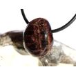 Granat rot Almandin "Schimmer" Trommelstein gebohrt - Sonderqualität - ca. 2,1 cm x 1,7 cm x 1,3 cm
