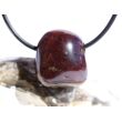 Granat rot "Sterngranat" Almandin Trommelstein gebohrt - Sonderqualität - Rarität - ca. 1,9 cm x 1,8 cm x 1,3 cm - Sonderpreis wg. Makel -