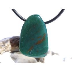 Moosachat gr�n Schmuckstein Cabochon gebohrt - ca. 2,6 cm x 1,8 cm x 1,4 cm