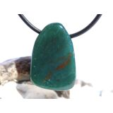 Moosachat grün Schmuckstein Cabochon gebohrt - ca. 2,6 cm x 1,8 cm x 1,4 cm