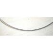 Stahlreifen / Halsreif mit Drehverschluss - stahlgrau / silber - 1 dickere Kordel (1 mm) - ca. 50 cm -