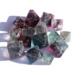 Fluorit bunt Kristalle / Oktaeder / Rohsteine - ca. 1,9 - 2,4 cm / ca. 5-8 g/St