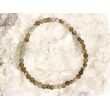 Labradorit Armband / Kugelarmband Kugeln 4 - 4,5 mm - Sonderqualität - ca. 19 cm
