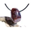 Granat rot "Sterngranat" Almandin Trommelstein gebohrt - Sonderqualität - Rarität - ca. 2,5 cm x 1,7 cm x 1,6 cm - Sonderpreis wg. Makel -