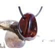 Granat rot "Sterngranat" Almandin Trommelstein gebohrt - Sonderqualität - Rarität - ca. 2,8 cm x 2,1 cm x 1,8 cm