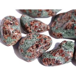 Granat-Pyroxenit Trommelsteine - Sonderqualität - ca. 2,4 - 2,6 cm / ca. 10-11 g/St (GKS)