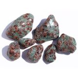 Granat-Pyroxenit Trommelsteine - Sonderqualität - ca. 2,4 - 2,6 cm / ca. 10-11 g/St (Fairer Handel/Fair Trade / GKS)