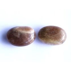 Mondstein rtlich (Feldspat) XL Trommelsteine - Sonderqualitt - ca. 3,6 cm / ca. 7g/St