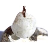 Regenbogenmondstein Schimmer Trommelstein gebohrt...