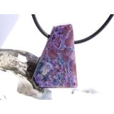 Sugilith mit Richterit XL Schmuckstein Cabochon /...