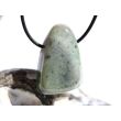 Hydrogrossular (Granat) XL Schmuckstein gebohrt - Sonderqualität - Handarbeit - ca. 3,5 cm x 2,5 cm x 1,4 cm