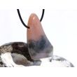 Hydrogrossular (Granat) XXL Trommelstein gebohrt - Sonderqualität - ca. 4,6 cm x 2,6 cm x 1,5 cm