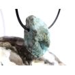 Larimar Rohstein gebohrt  (Pektolith blau) - Rarität - ca. 3,3 cm x 2,2 cm x 1,9 cm