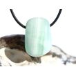 Hemimorphit türkisblau Trommelstein / Schmuckstein gebohrt - Sonderqualität - ca. 2,8 cm x 1,9 cm x 1,8 cm