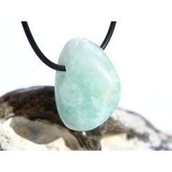 Hemimorphit t�rkisblau Trommelstein / Schmuckstein gebohrt - AA-Sonderqualit�t - ca. 2,8 cm x 2,1 cm x 1,6 cm