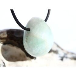 Hemimorphit t�rkisblau Trommelstein gebohrt - Sonderqualit�t - ca. 2,7 cm x 2,1 cm x 1,8 cm