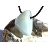 Hemimorphit türkisblau Trommelstein gebohrt - Sonderqualität - ca. 2,7 cm x 2,1 cm x 1,8 cm