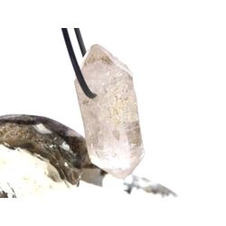 Rauchquarz hell Skelettquarz / Elestial XXL Natur-Kristall-Doppelender gebohrt - Rarit�t - Sonderqualit�t - ca. 4,5 cm x 2 cm x 1,7 cm