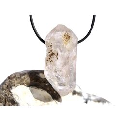 Rauchquarz hell Skelettquarz / Elestial XXL Natur-Kristall-Doppelender gebohrt - Rarit�t - Sonderqualit�t - ca. 4,5 cm x 2 cm x 1,7 cm