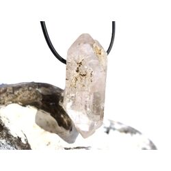 Rauchquarz hell Skelettquarz / Elestial XXL Natur-Kristall-Doppelender gebohrt - Rarit�t - Sonderqualit�t - ca. 4,5 cm x 2 cm x 1,7 cm