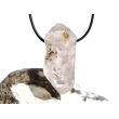 Rauchquarz hell "Skelettquarz / Elestial" XXL Natur-Kristall-Doppelender gebohrt - Rarität - Sonderqualität - ca. 4,5 cm x 2 cm x 1,7 cm