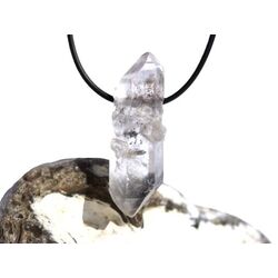 Bergkristall Skelettquarz / Elestial XXL Natur-Kristall Doppelender gebohrt - Rarit�t - Sonderqualit�t - ca. 4,6 cm x 1,5 cm x 1,7 cm