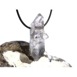 Bergkristall Skelettquarz / Elestial XXL Natur-Kristall Doppelender gebohrt - Rarit�t - Sonderqualit�t - ca. 4,6 cm x 1,5 cm x 1,7 cm