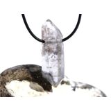 Bergkristall "Skelettquarz / Elestial" XXL Natur-Kristall Doppelender gebohrt - Rarität - Sonderqualität - ca. 4,6 cm x 1,5 cm x 1,7 cm