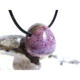 Stichtit mit Serpentin Trommelstein gebohrt - Sonderqualität - ca. 2,3 cm x 2,1 cm x 1,7 cm