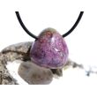 Stichtit mit Serpentin Trommelstein gebohrt - Sonderqualität - ca. 2,3 cm x 2,1 cm x 1,7 cm