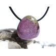 Stichtit mit Serpentin Trommelstein gebohrt - Sonderqualität - ca. 2,3 cm x 2,1 cm x 1,7 cm