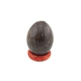 Jaspis braun - Edelstein-Ei - ca. 3,3 cm