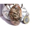 Versteinertes Holz XXXL Trommelstein gebohrt - Sonderqualität - ca. 6,4 cm x 4 cm x 1,5 cm